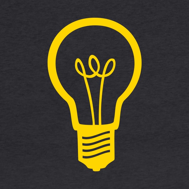 Yellow Light Bulb by XOOXOO